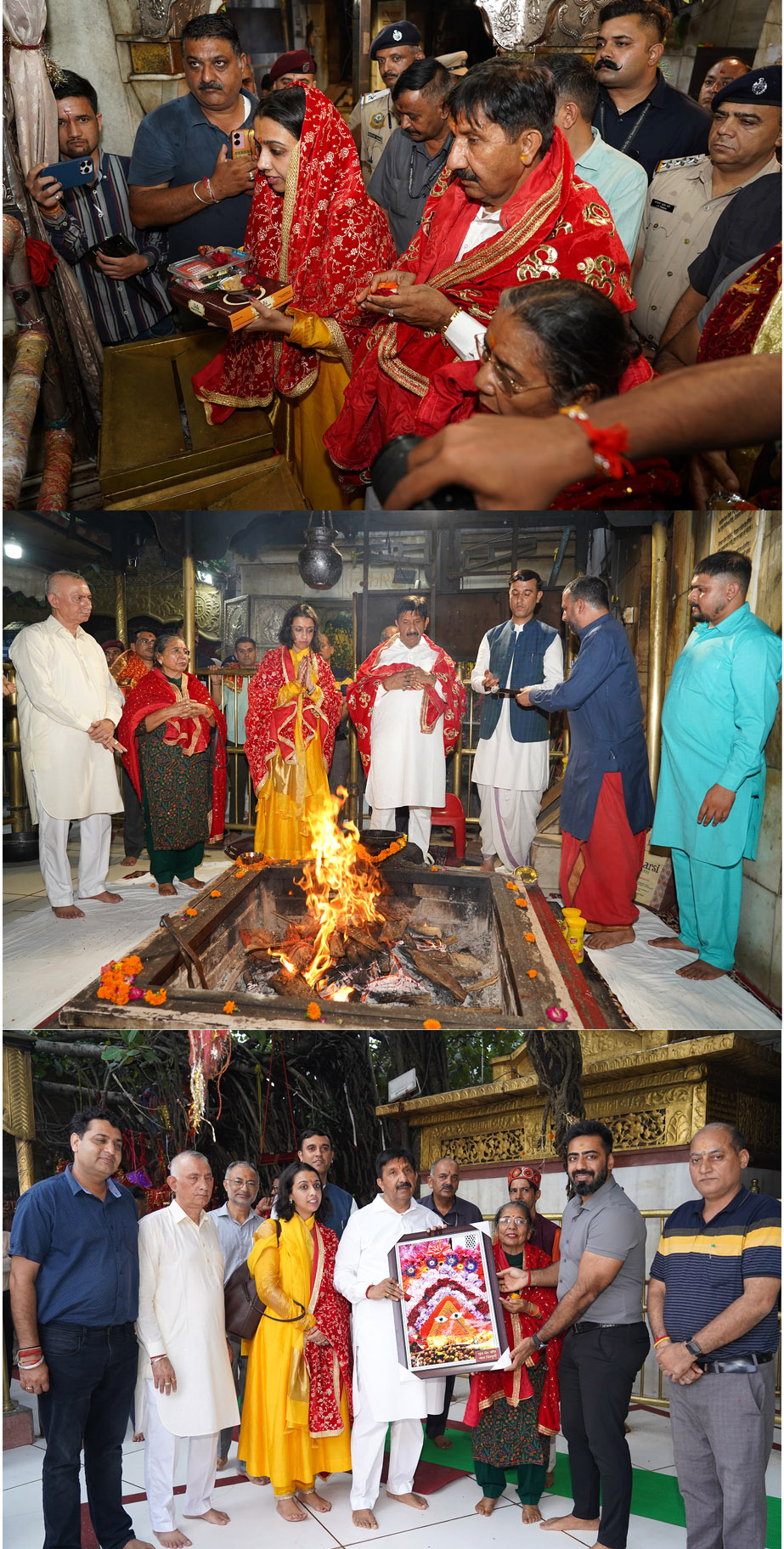 Deputy Chief Minister Mukesh Agnihotri bowed his head in front of Mata Shri Chintapurni.